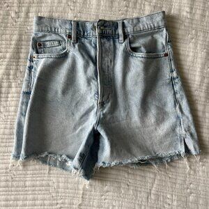 Garage Light Wash Vintage Style Denim Shorts